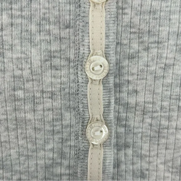 NWT VTG Y2K PINK Victoria’s Secret University of Pink Ribbed Thermal Henley Top - Picture 13 of 13